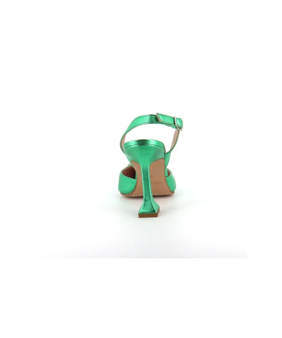 Osmose Shoes Escarpins-ESCARPIN MIMI CUIR VERT