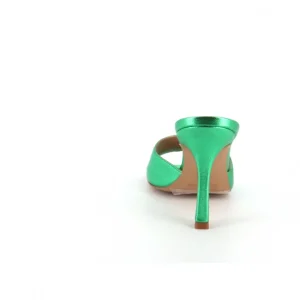 Osmose Shoes Sandales & Nu-Pieds-INAS MULE CUIR LAMINE VERT