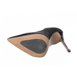 Osmose Shoes Escarpins-Ludivine Escarpin Vernis noir à talon fin