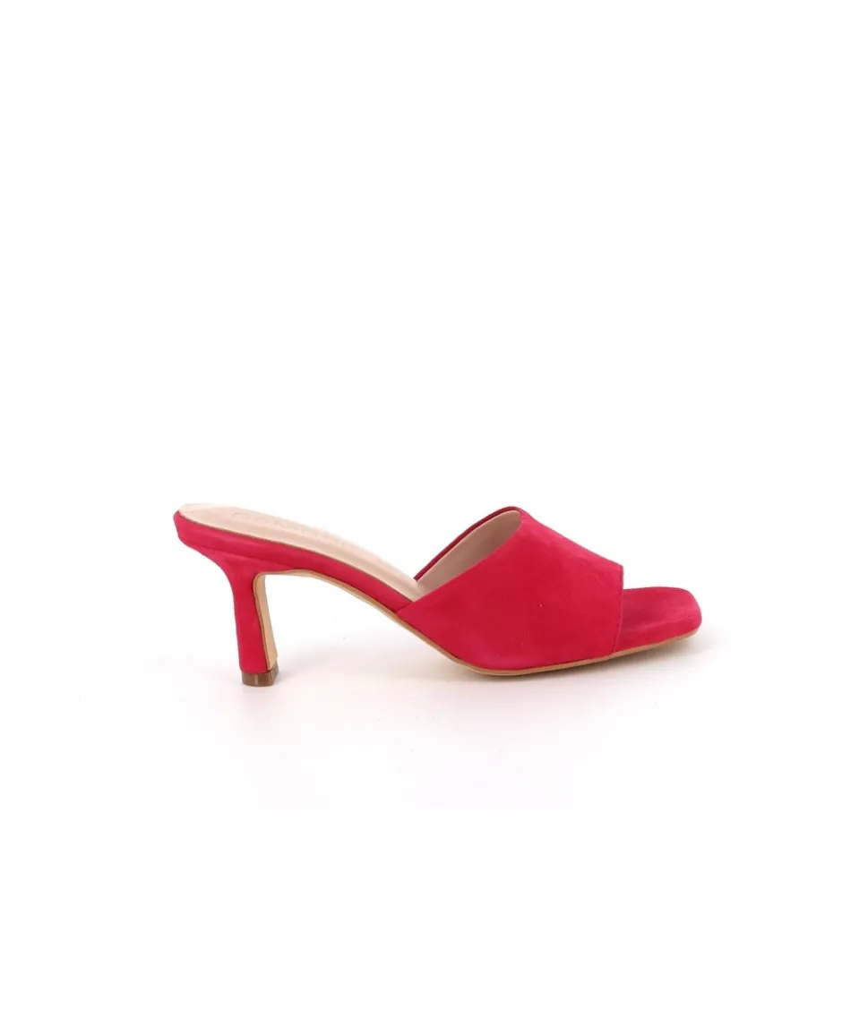 Osmose Shoes Sandales & Nu-Pieds-MARA MULE DAIM FUSCHIA