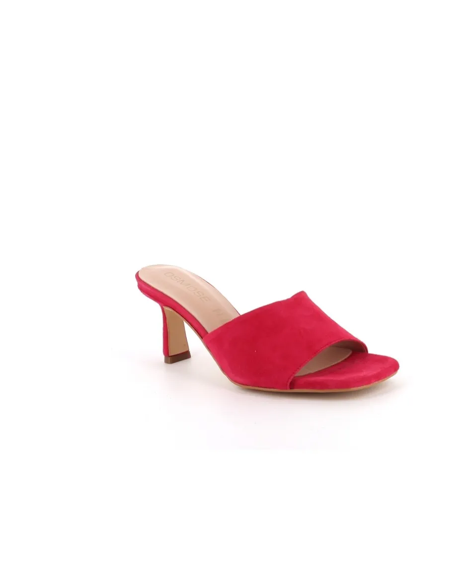 Osmose Shoes Sandales & Nu-Pieds-MARA MULE DAIM FUSCHIA