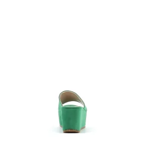 Osmose Shoes Sandales & Nu-Pieds-MULE COMPENSEE MICROFIBRE VERT
