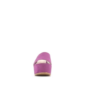 Osmose Shoes Sandales & Nu-Pieds-MULE COMPENSEE MICROFIBRE VIOLET