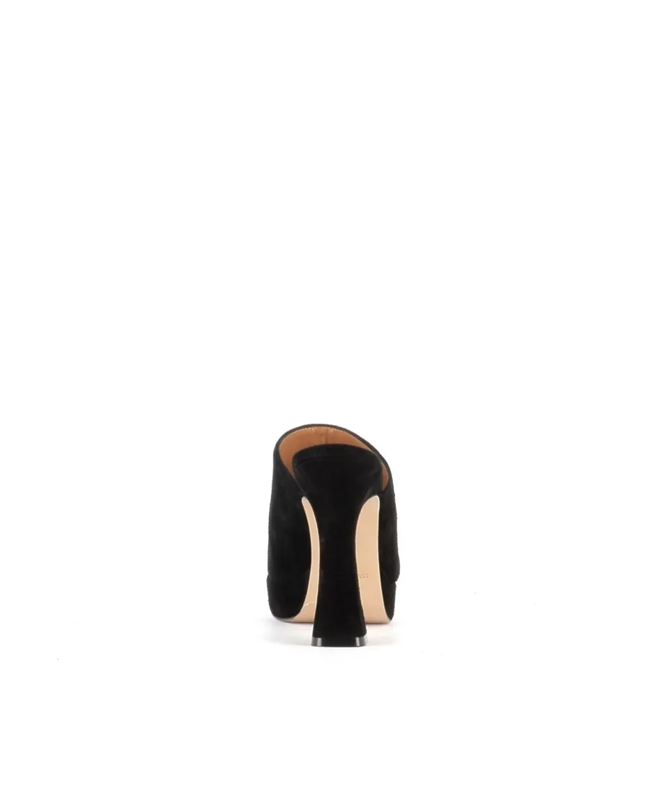 Osmose Shoes Sandales & Nu-Pieds-MULES GREATA DAIM NOIR