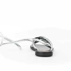 Osmose Shoes Sandales & Nu-Pieds-Sandale Argent à lacet cheville