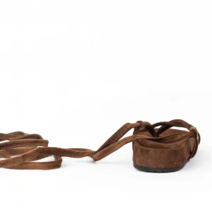 Osmose Shoes Sandales & Nu-Pieds-Sandale Daim Marron Entre Doigt & Ficelle