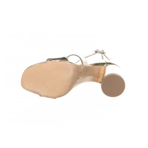 Osmose Shoes Sandales & Nu-Pieds-Sandale Laminé Platino à Talon Haut