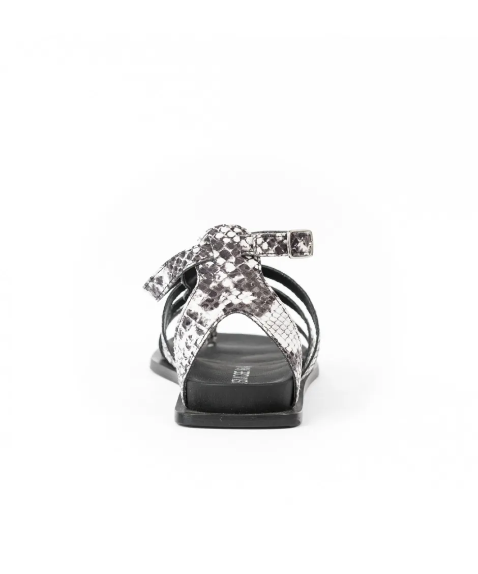 Osmose Shoes Sandales & Nu-Pieds-Sandale Spartiate Cuir Façon python